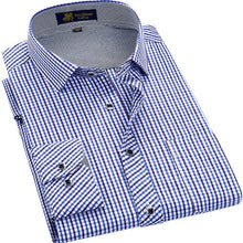 Load image into Gallery viewer, Men's Classic Plaid Checkered Dress Shirt