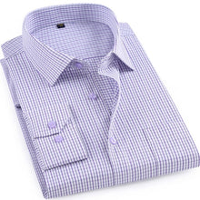 Load image into Gallery viewer, Men's Classic Plaid Checkered Dress Shirt