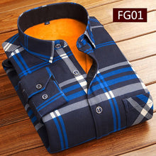Load image into Gallery viewer, Long Sleeve Men's Work Shirt Casual Slim Fit