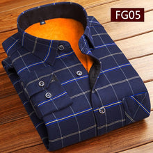 Load image into Gallery viewer, Long Sleeve Men's Work Shirt Casual Slim Fit