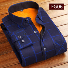 Load image into Gallery viewer, Long Sleeve Men's Work Shirt Casual Slim Fit