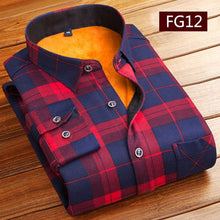 Load image into Gallery viewer, Long Sleeve Men's Work Shirt Casual Slim Fit