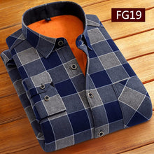 Load image into Gallery viewer, Long Sleeve Men's Work Shirt Casual Slim Fit