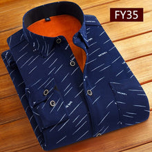 Load image into Gallery viewer, Long Sleeve Men's Work Shirt Casual Slim Fit