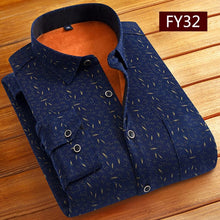 Load image into Gallery viewer, Long Sleeve Men's Work Shirt Casual Slim Fit
