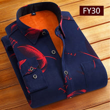 Load image into Gallery viewer, Long Sleeve Men's Work Shirt Casual Slim Fit