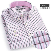 Load image into Gallery viewer, Oxford Mens shirts long sleeve Cotton casual shirt