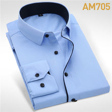 Load image into Gallery viewer, Wedding Shirt Long Sleeve Party Solid Casual