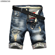 Load image into Gallery viewer, AIRGRACIAS New Fashion Mens Ripped Short Jean