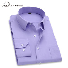 Load image into Gallery viewer, Long Sleeve Slim Brand Man Shirt