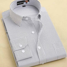 Load image into Gallery viewer, Long Sleeve Slim Brand Man Shirt