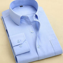 Load image into Gallery viewer, Long Sleeve Slim Brand Man Shirt