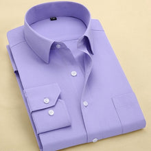 Load image into Gallery viewer, Long Sleeve Slim Brand Man Shirt
