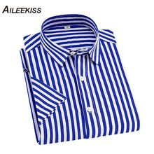 Load image into Gallery viewer, Hombre Casual Striped Work Men Shirts