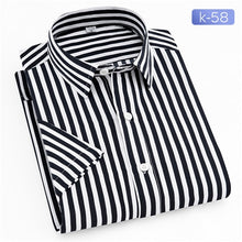 Load image into Gallery viewer, Hombre Casual Striped Work Men Shirts