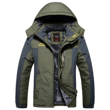 Load image into Gallery viewer, Winter Fleece Military Down Jacket Coat