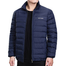 Load image into Gallery viewer, Mens Winter Jacket Coat White Duck Down Light
