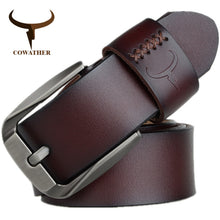 Load image into Gallery viewer, COWATHER Vintage style pin buckle  belt