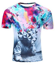 Load image into Gallery viewer, Water Drop Mobile 3D Print Short Sleeves Men t shirt