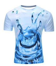 Load image into Gallery viewer, Water Drop Mobile 3D Print Short Sleeves Men t shirt