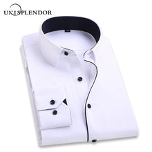 Load image into Gallery viewer, Wedding Shirt Long Sleeve Party Solid Casual