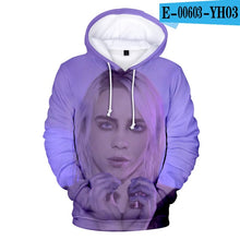 Load image into Gallery viewer, 3D Billie Eilish Hoodies Sweatshirts