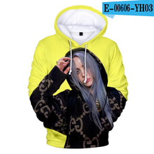 Load image into Gallery viewer, 3D Billie Eilish Hoodies Sweatshirts