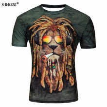 Load image into Gallery viewer, The lion Move Printed 3D T-shirt