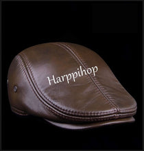 Load image into Gallery viewer, Men's 100% Genuine Leather  Cap