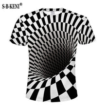 Load image into Gallery viewer, Water Drop Mobile 3D Print Short Sleeves Men t shirt