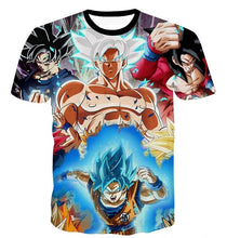 Load image into Gallery viewer, Dragon Ball Z Ultra Instinct God Son Goku Super Saiyan Men Tshirt