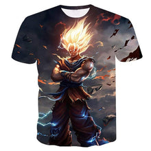 Load image into Gallery viewer, Dragon Ball Z Ultra Instinct God Son Goku Super Saiyan Men Tshirt