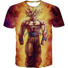 Load image into Gallery viewer, Dragon Ball Z Ultra Instinct God Son Goku Super Saiyan Men Tshirt