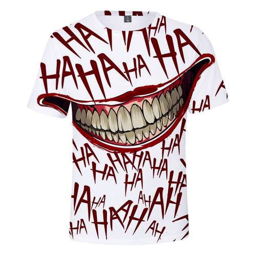 Summer KPOP T Shirt  haha joker 3D Latest