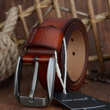 Load image into Gallery viewer, COWATHER Vintage style pin buckle  belt