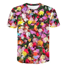 Load image into Gallery viewer, Beautiful Flowers Print Casual T-shirt