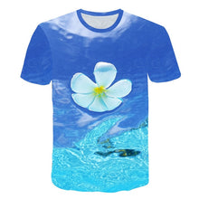 Load image into Gallery viewer, Beautiful Flowers Print Casual T-shirt