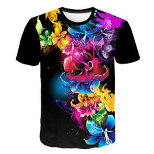 Load image into Gallery viewer, Beautiful Flowers Print Casual T-shirt
