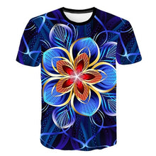 Load image into Gallery viewer, Beautiful Flowers Print Casual T-shirt