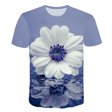 Load image into Gallery viewer, Beautiful Flowers Print Casual T-shirt