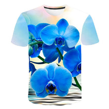 Load image into Gallery viewer, Beautiful Flowers Print Casual T-shirt