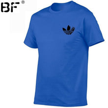 Load image into Gallery viewer, Simple creative design line cross Print cotton T Shirt