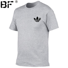 Load image into Gallery viewer, Simple creative design line cross Print cotton T Shirt