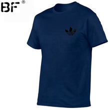 Load image into Gallery viewer, Simple creative design line cross Print cotton T Shirt