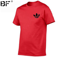 Load image into Gallery viewer, Simple creative design line cross Print cotton T Shirt