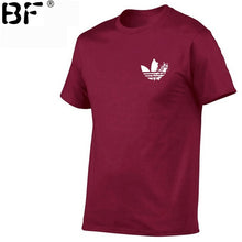 Load image into Gallery viewer, Simple creative design line cross Print cotton T Shirt