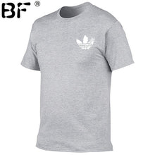 Load image into Gallery viewer, Simple creative design line cross Print cotton T Shirt