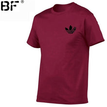 Load image into Gallery viewer, Simple creative design line cross Print cotton T Shirt