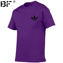 Load image into Gallery viewer, Simple creative design line cross Print cotton T Shirt