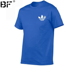 Load image into Gallery viewer, Simple creative design line cross Print cotton T Shirt